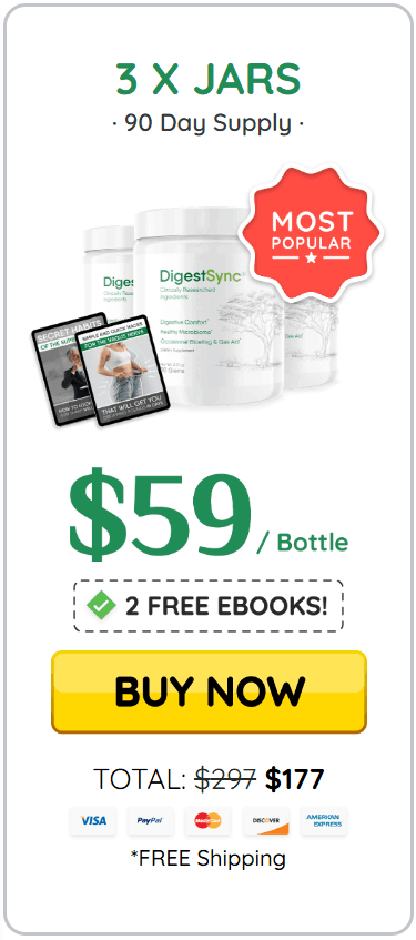 DigestSync 3 $59/bottle